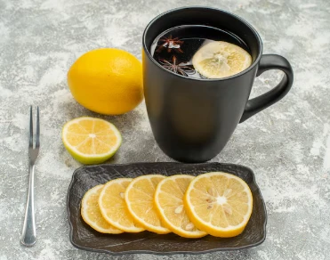 BLACK COFFEE WITH LEMON